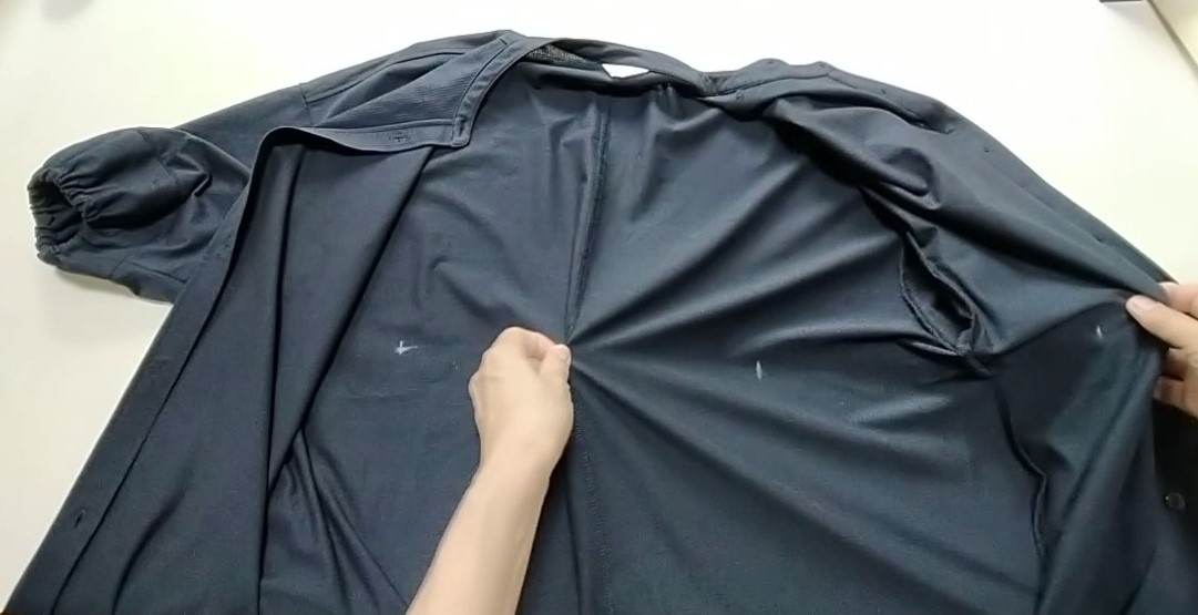 既成のワンピースにウエスト絞りを作るDIY | Plus-Nu